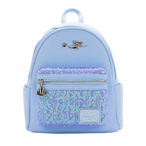 Little Mermaid Ariel sequin loungefly - Picture 2 of 7